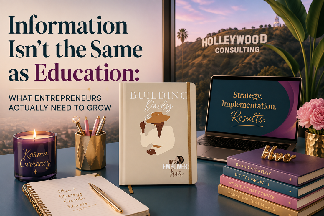 Information Isn't the Same as Education: What Entrepreneurs Actually Need to Grow