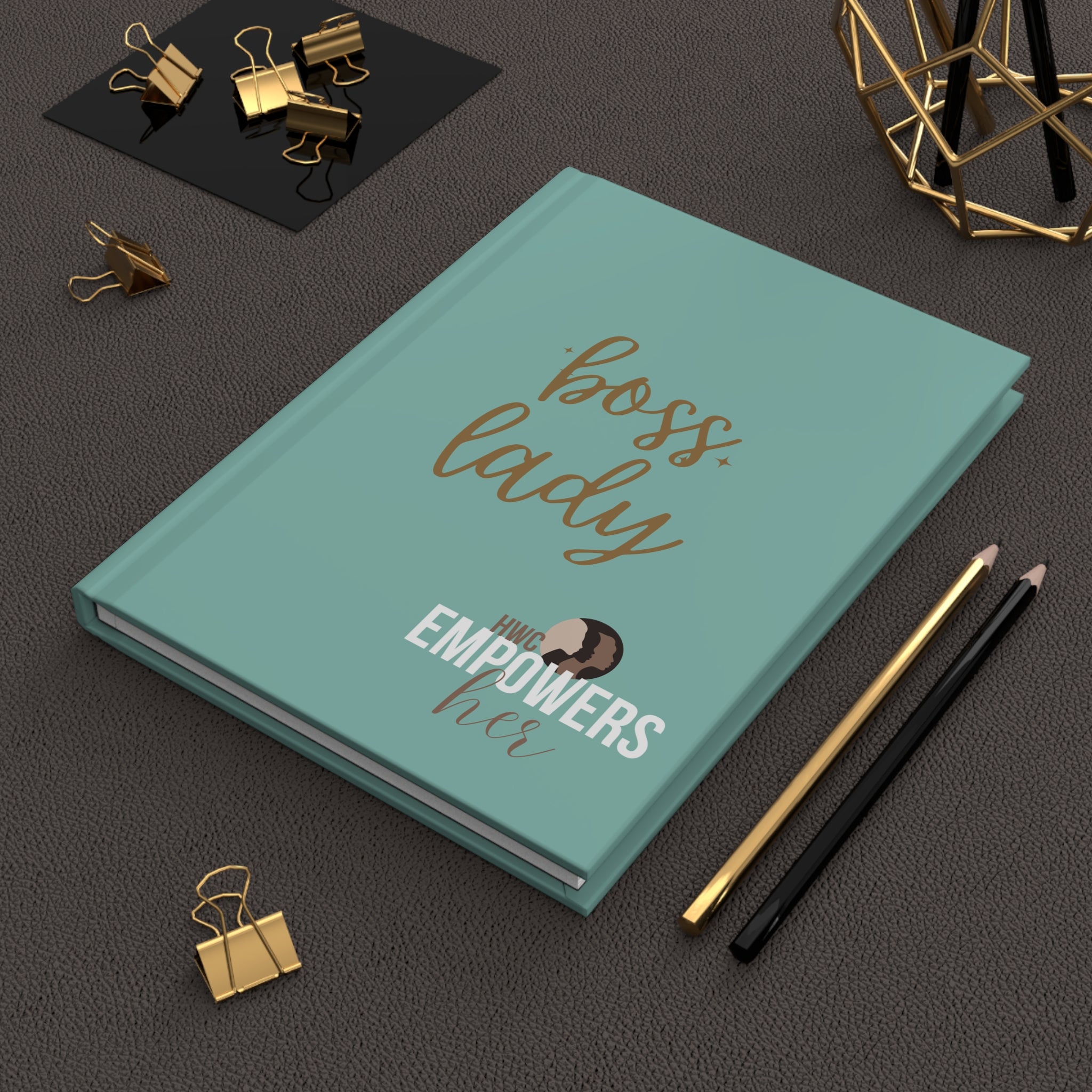 HWC EmpowersHer BOSS LADY Hardcover Journal Matte
