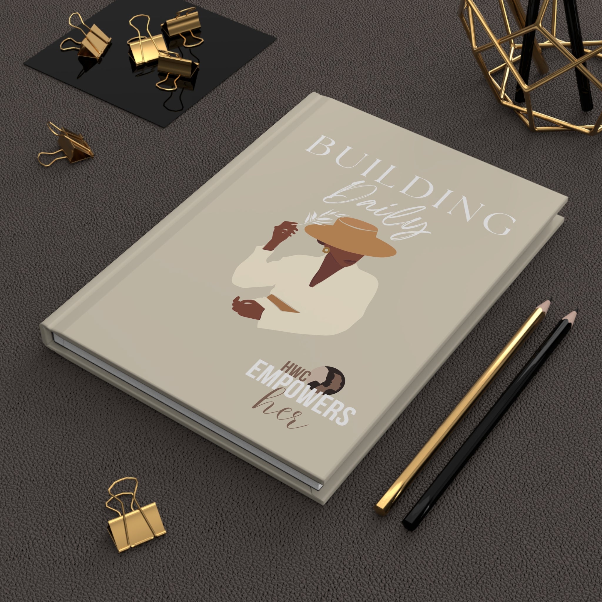 HWC EmpowersHer BUILDING Hardcover Journal Matte