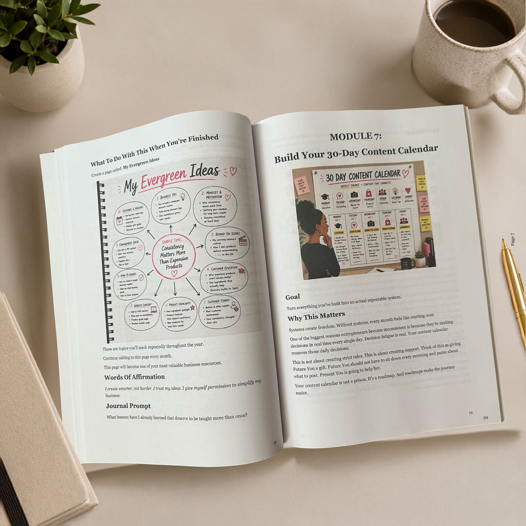 Content That Connects: A Step By Step Journaling Course for Entrepreneurs
