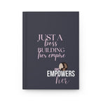 HWC Boss EmpowersHer Hardcover Journal (Matte)