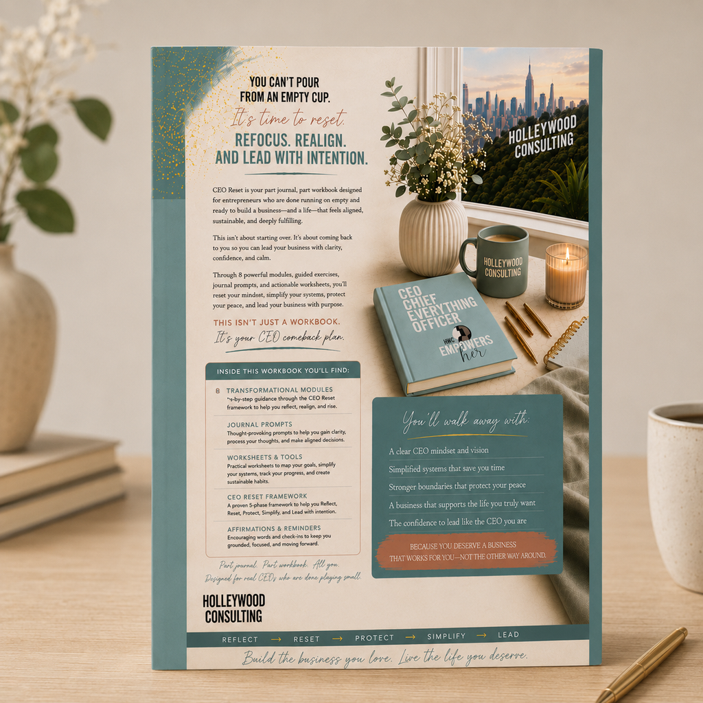 CEO Reset Workbook | Build Your Business With Intention