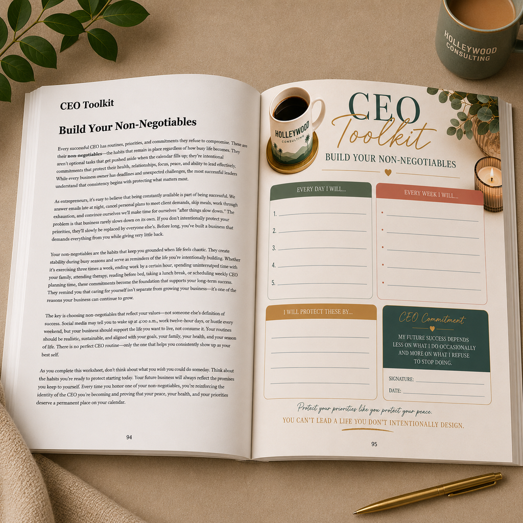 CEO Reset Workbook | Build Your Business With Intention