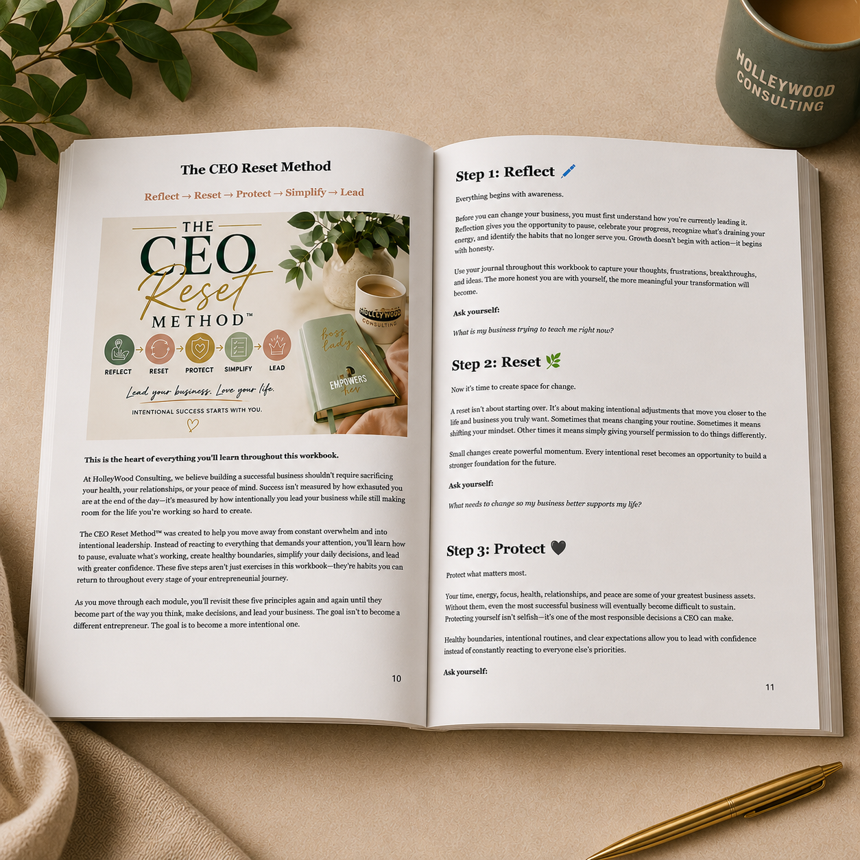 CEO Reset Workbook | Build Your Business With Intention