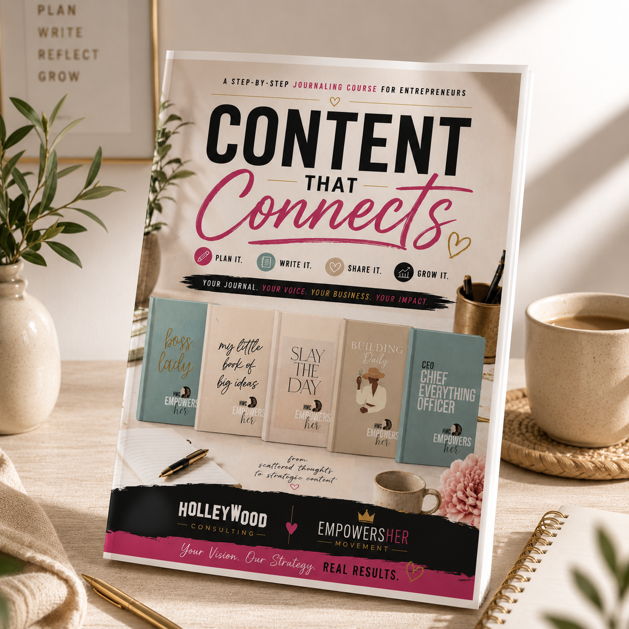 Content That Connects: A Step By Step Journaling Course for Entrepreneurs
