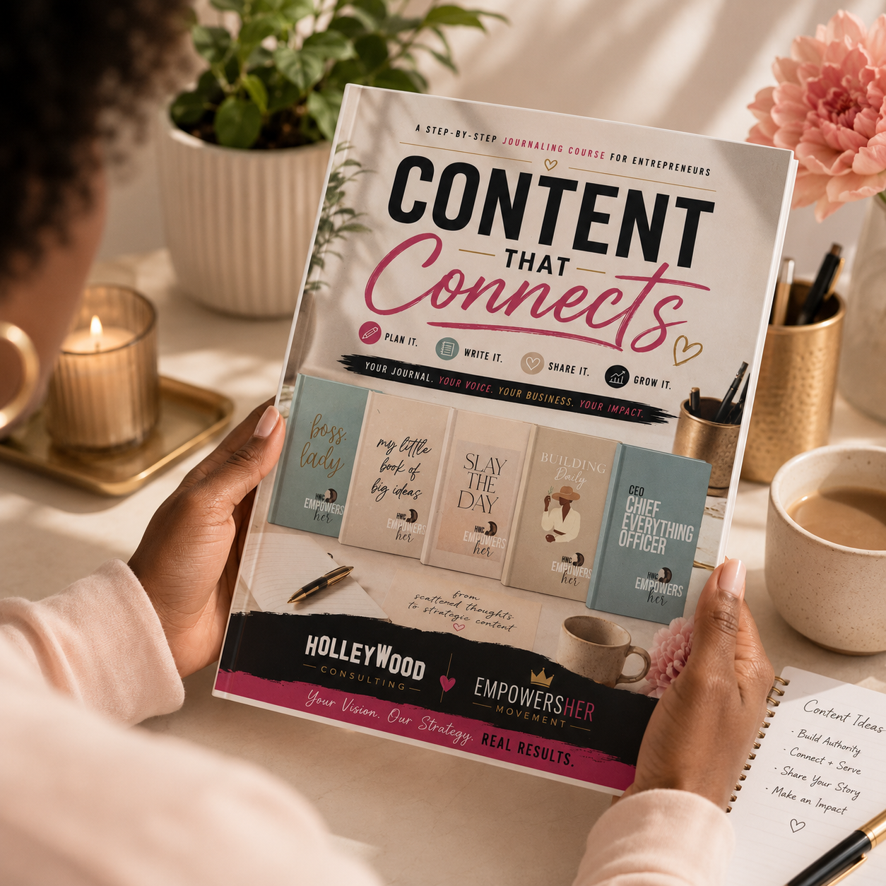 Content That Connects: A Step By Step Journaling Course for Entrepreneurs