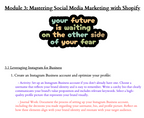 HWC EmpowersHER: Maximizing Social Media Marketing for Your Online Shopify Store -DIGITAL DOWNLOAD