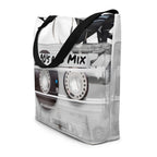 Cassette Tape All-Over Print Large Tote Bag