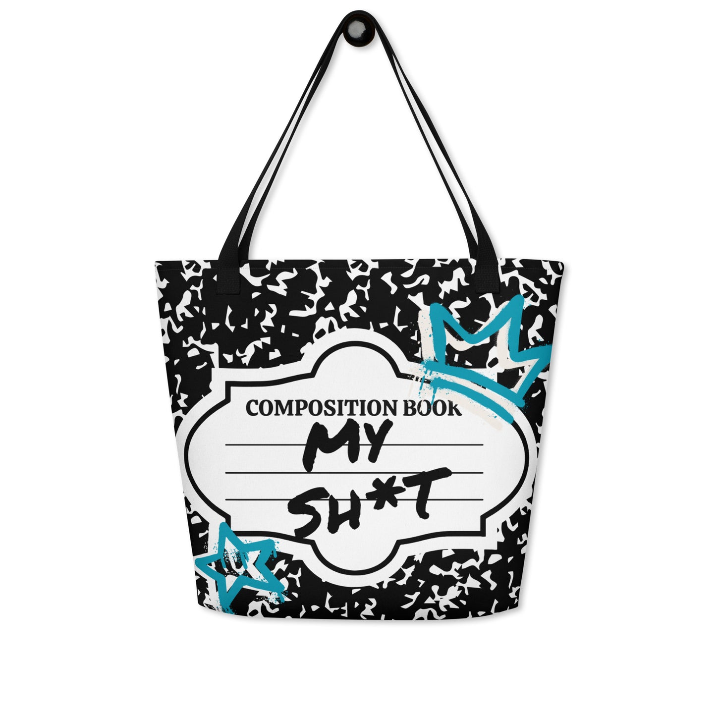 Notebook All-Over Print Large Tote Bag