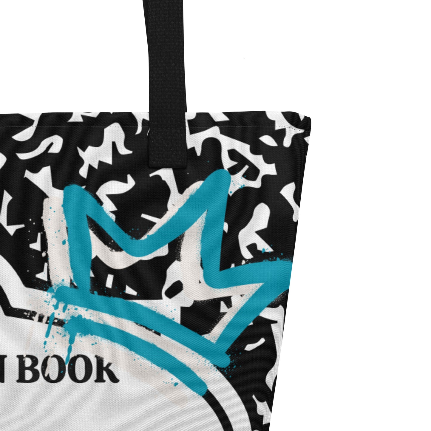 Notebook All-Over Print Large Tote Bag