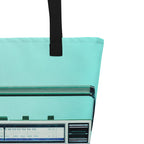 Boombox All-Over Print Large Tote Bag