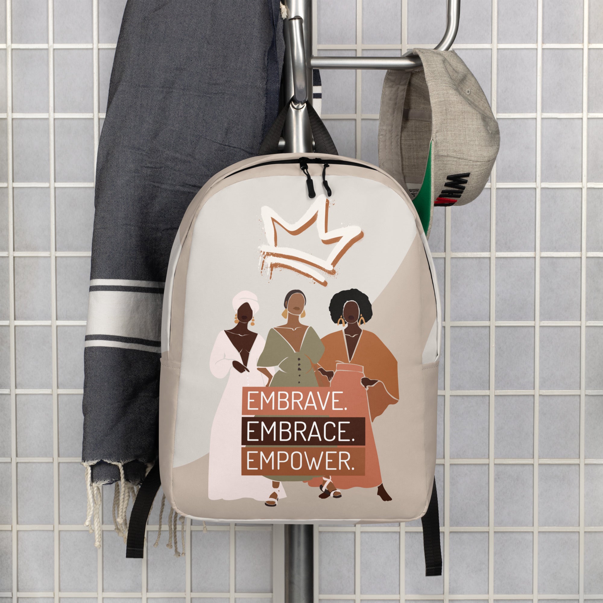 "Embrave, Embrace, Empower" Minimalist Backpack