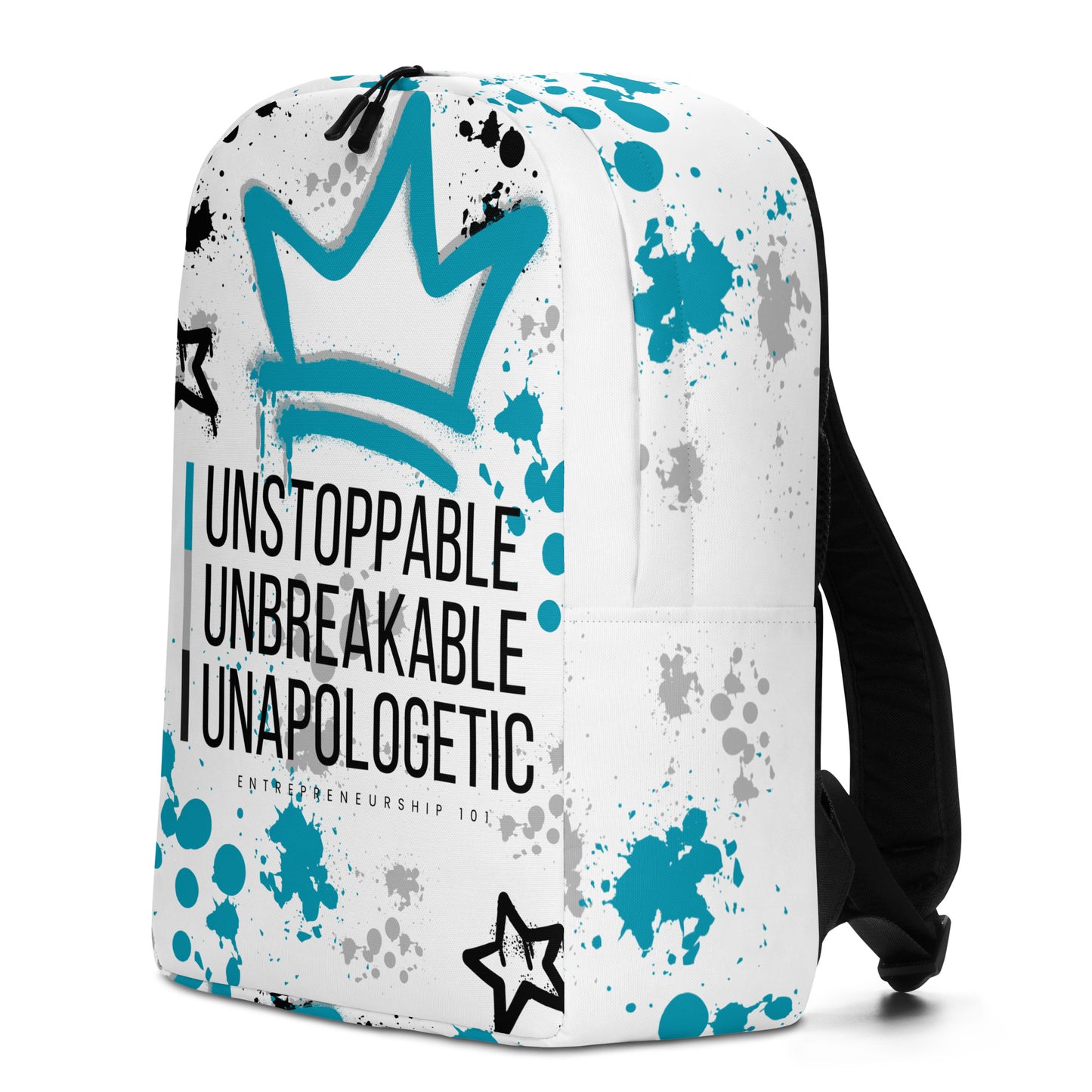 "Unstoppable, Unbreakable, Unapologetic" Minimalist Backpack