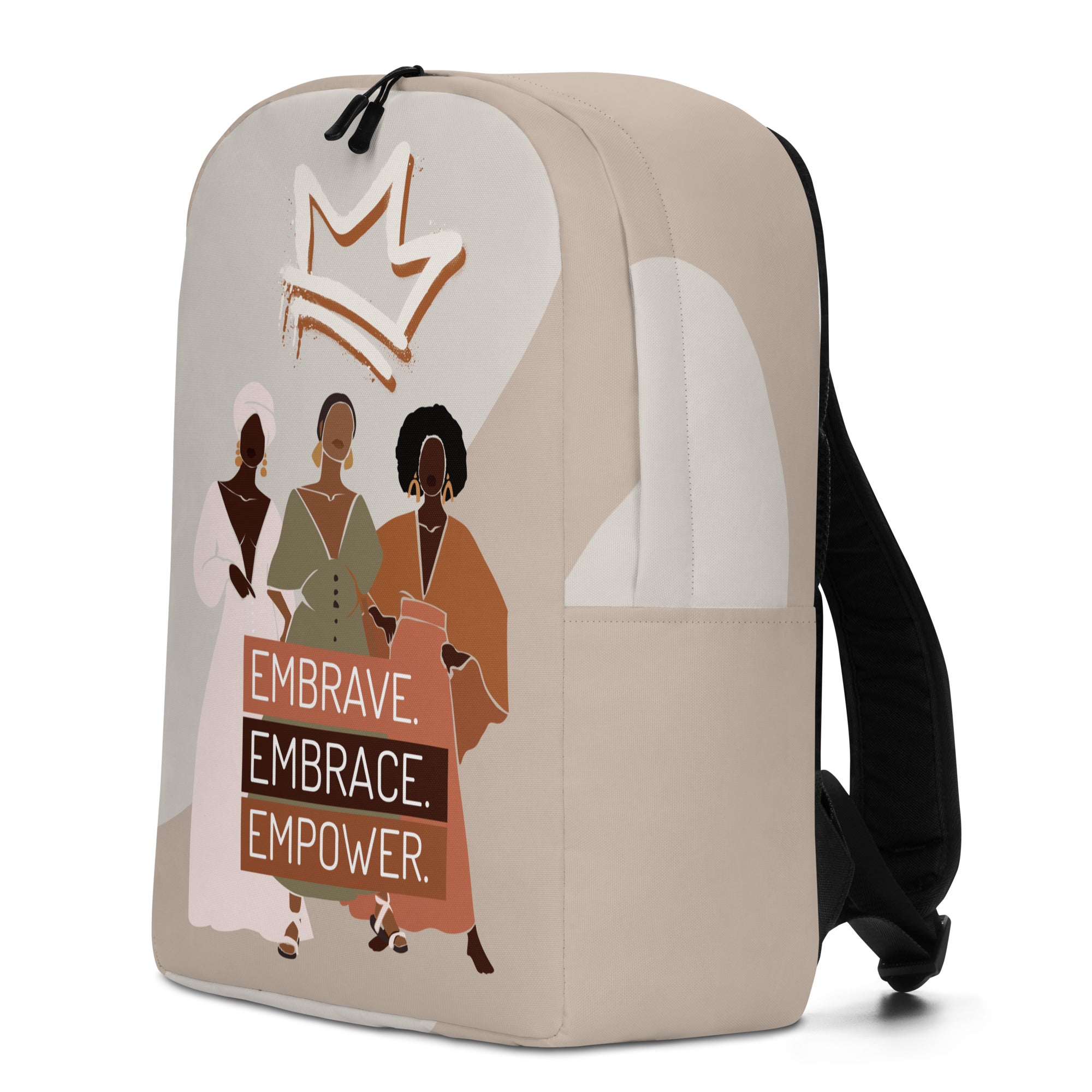 "Embrave, Embrace, Empower" Minimalist Backpack