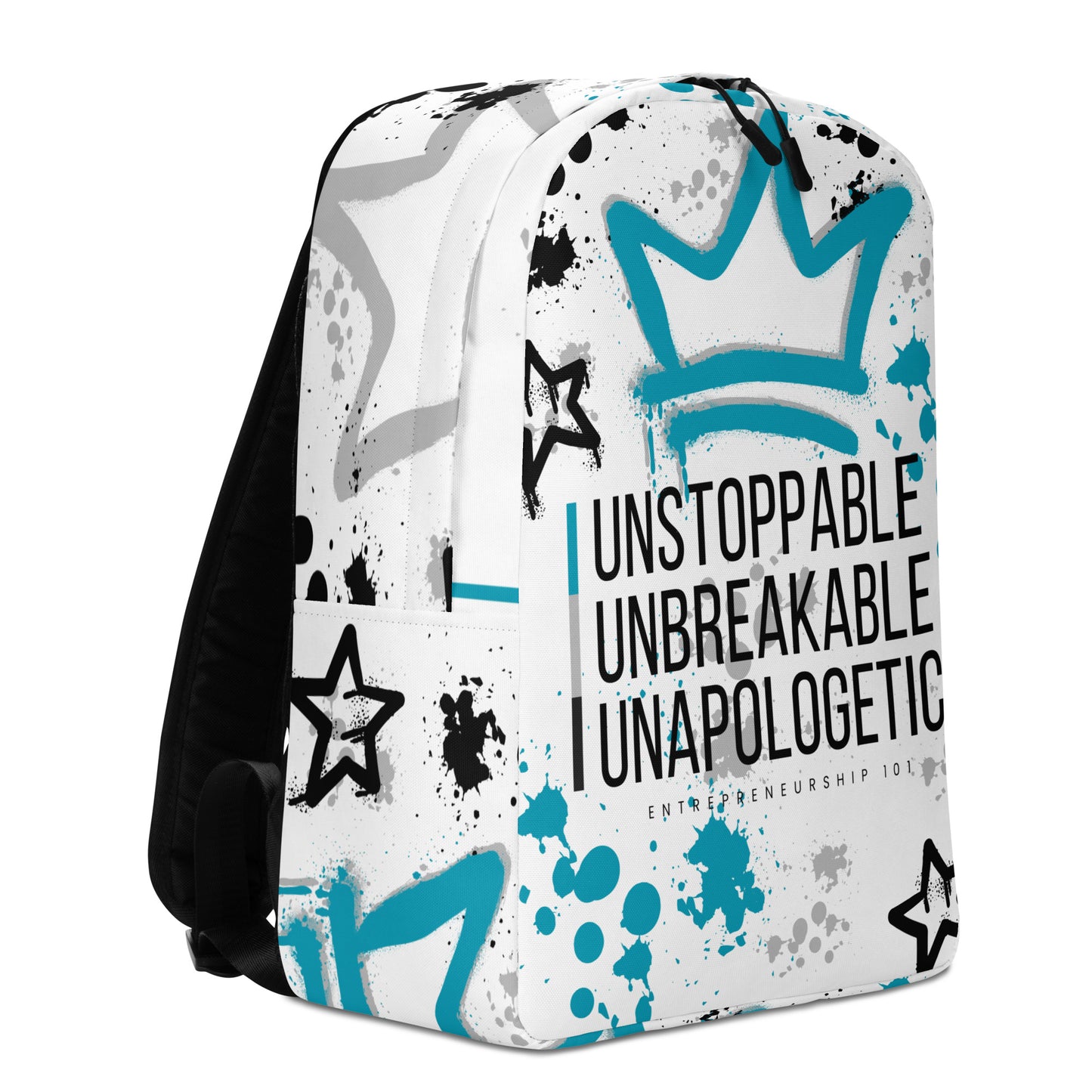 "Unstoppable, Unbreakable, Unapologetic" Minimalist Backpack