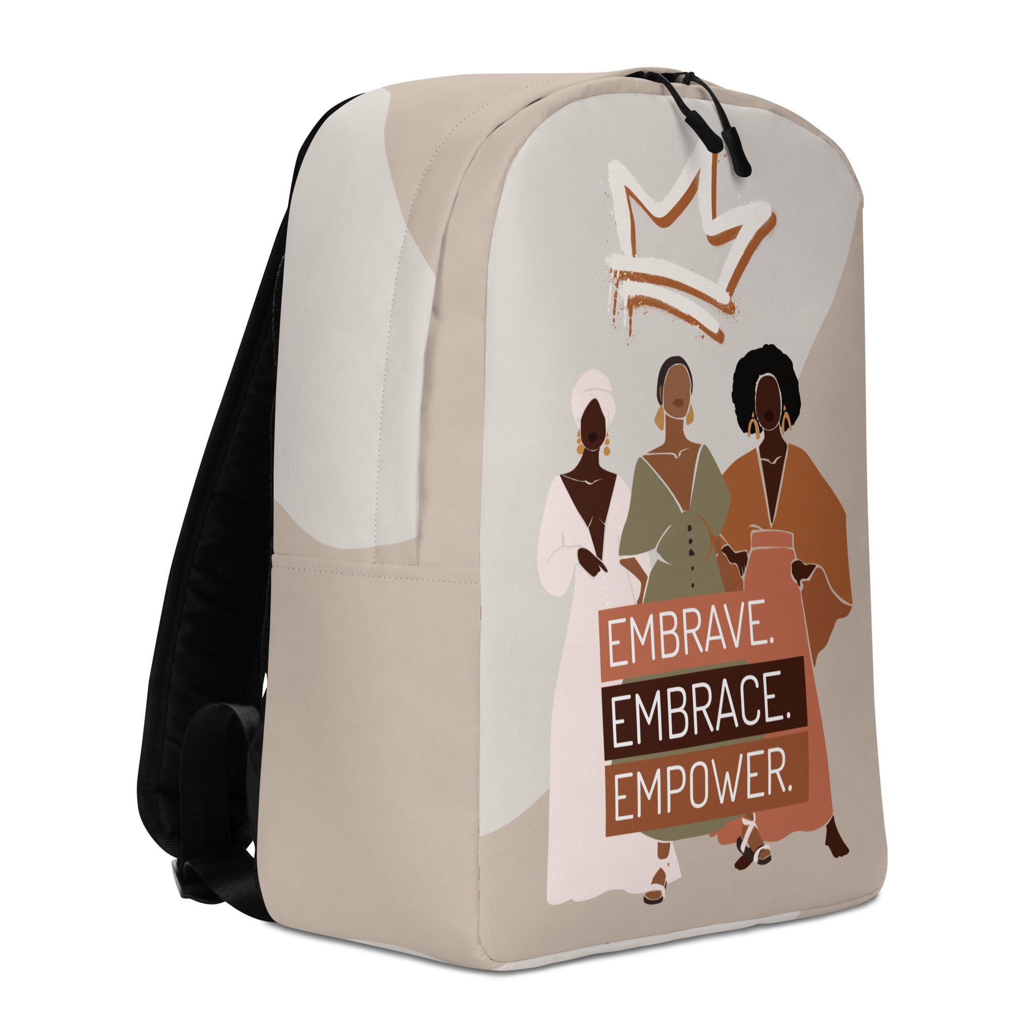 "Embrave, Embrace, Empower" Minimalist Backpack