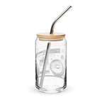Boombox Can-shaped glass