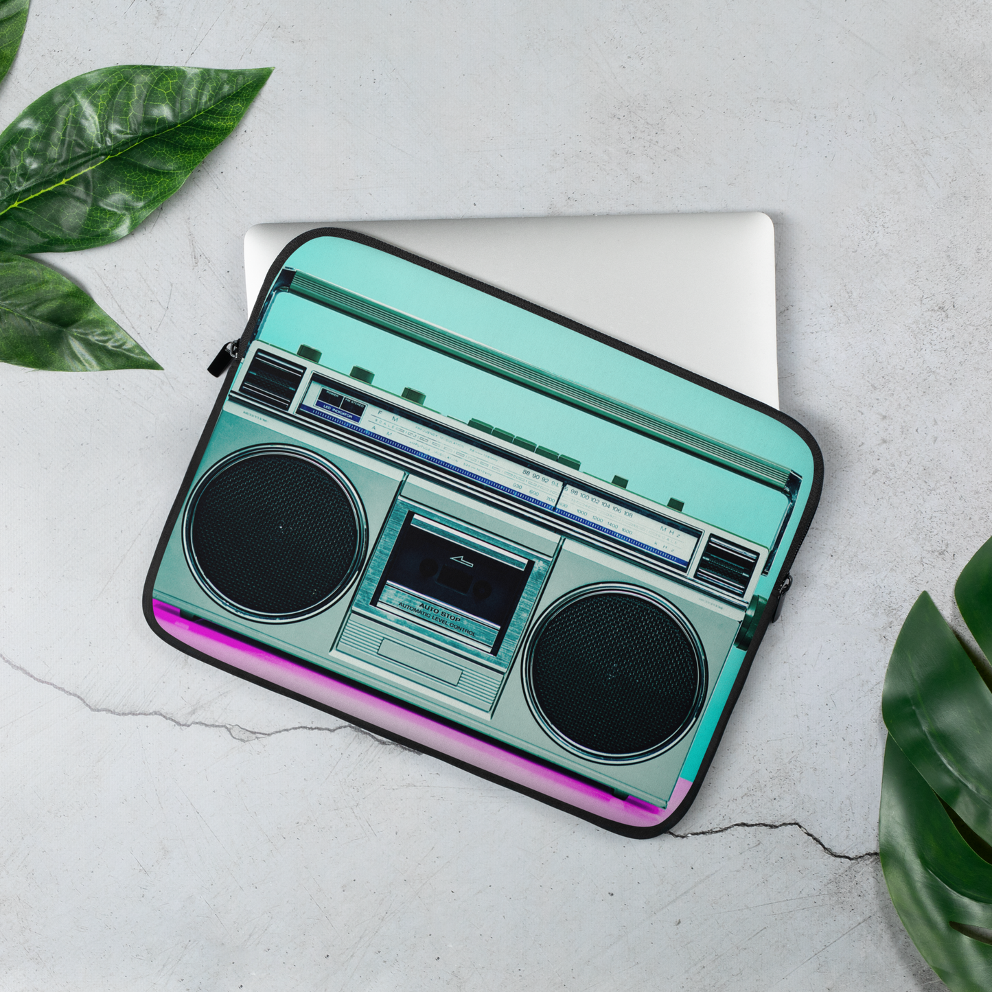 Boombox Retro Laptop Sleeve