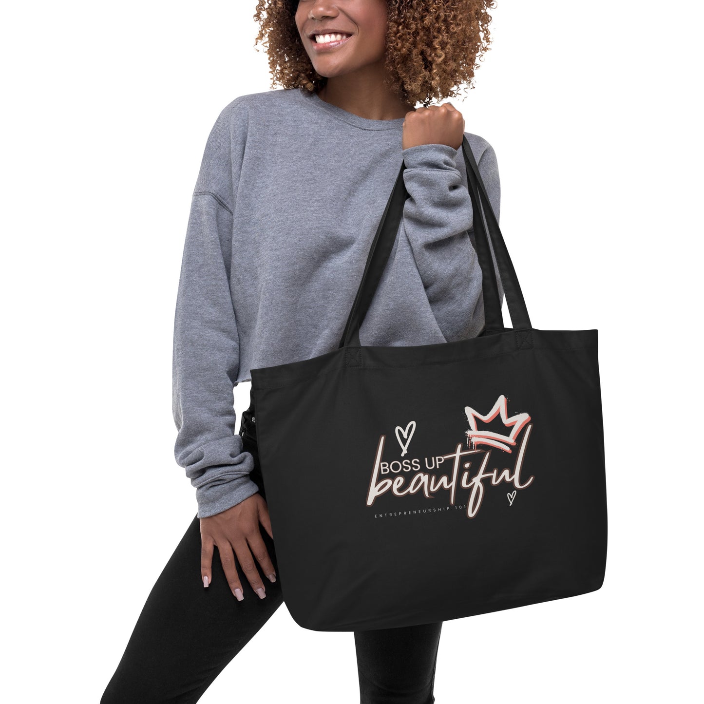 Boss Up: Large organic tote bag