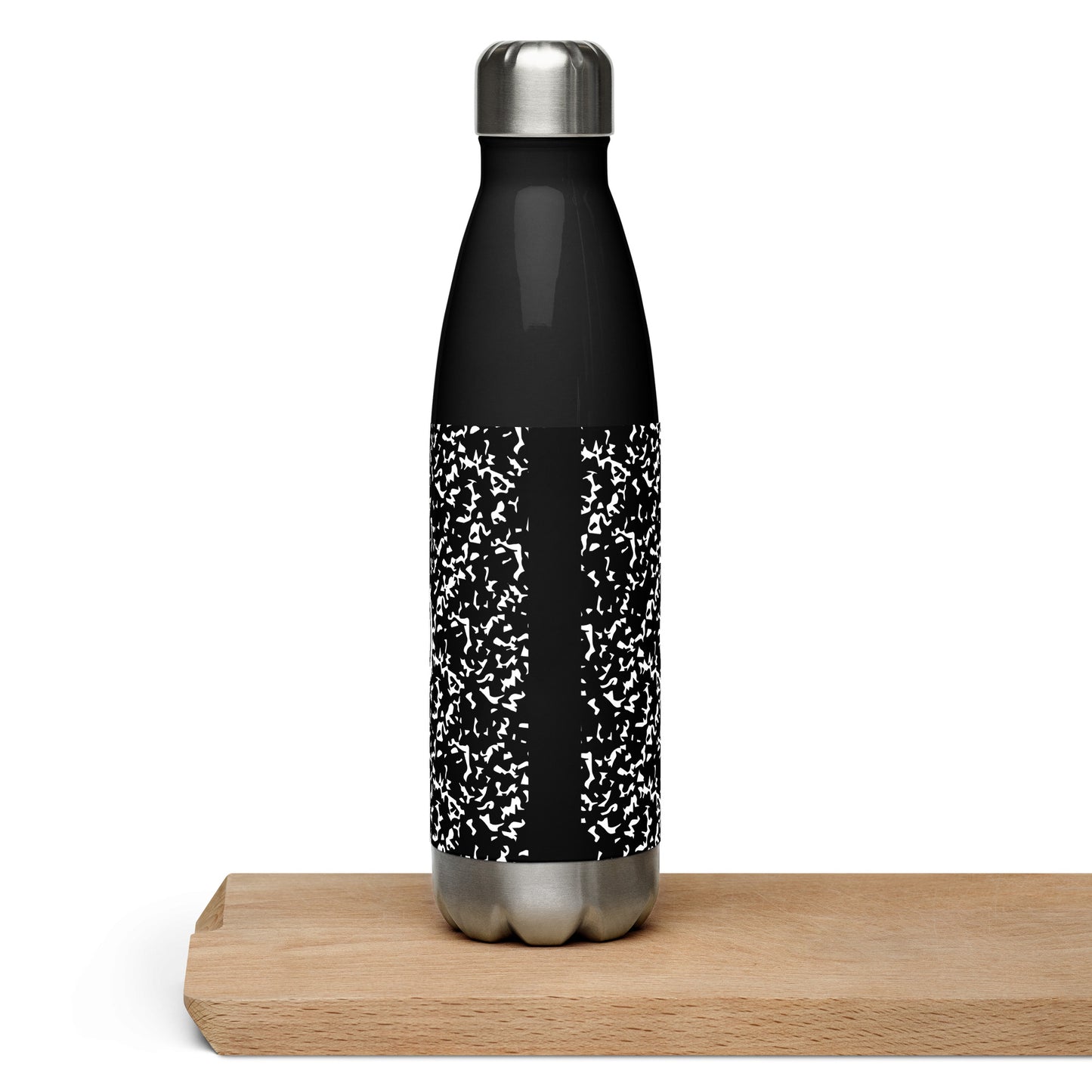 Composition Black Stainless steel water bottle