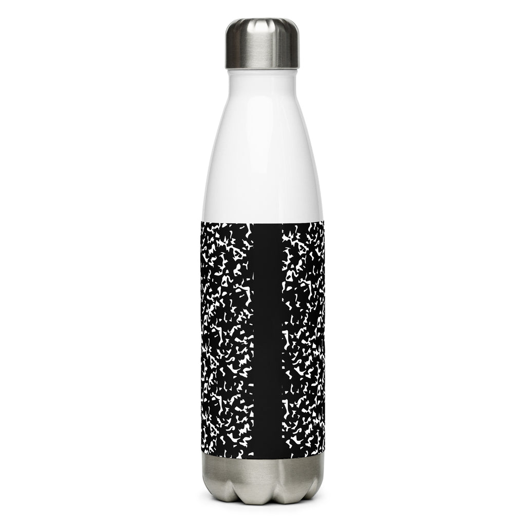 Composition Black Stainless steel water bottle