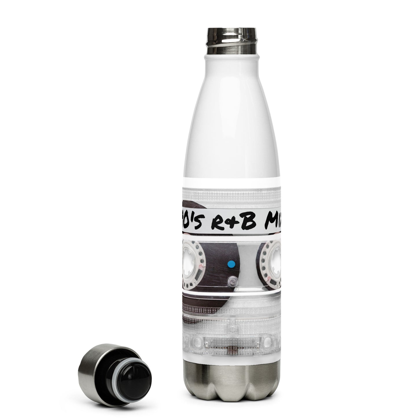 90'S R&B Mixtape Stainless steel water bottle