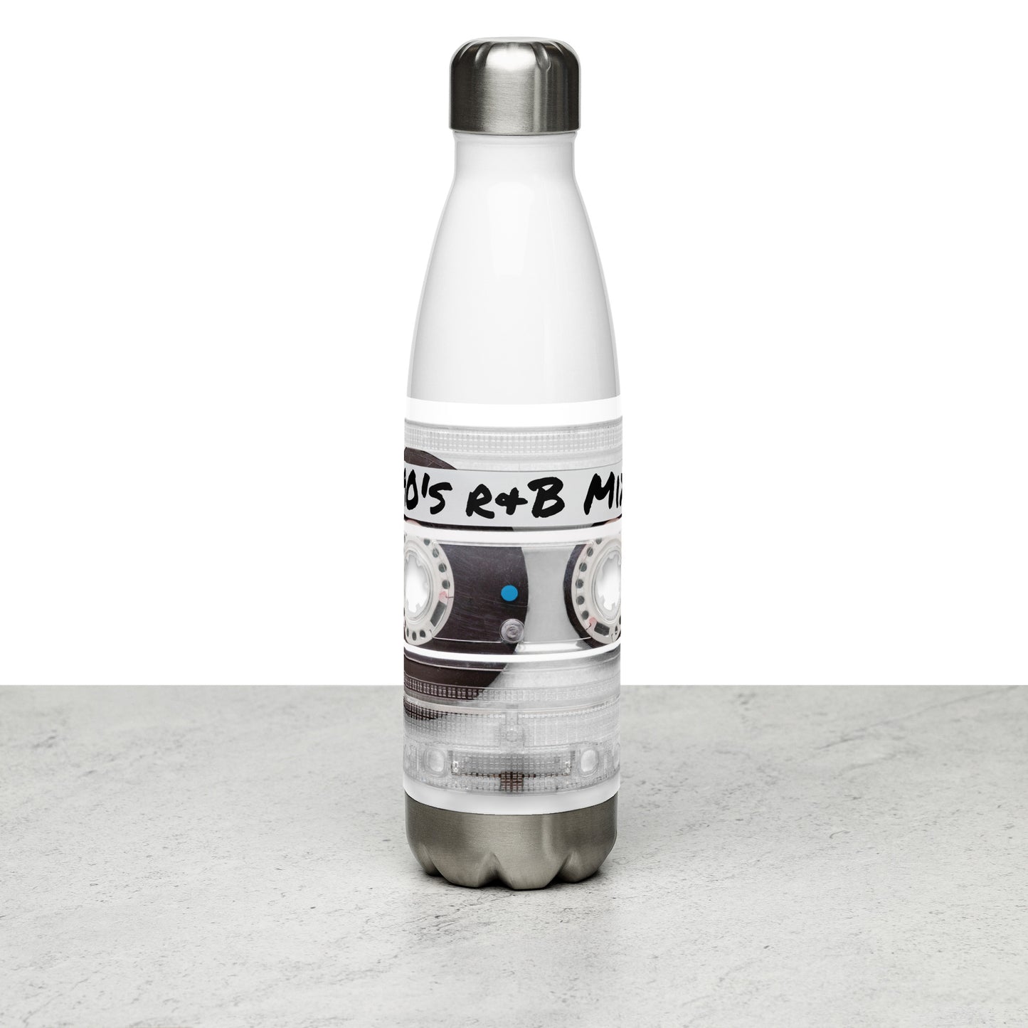 90'S R&B Mixtape Stainless steel water bottle