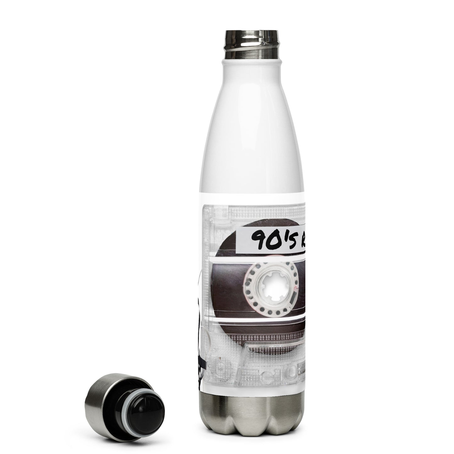 90'S R&B Mixtape Stainless steel water bottle