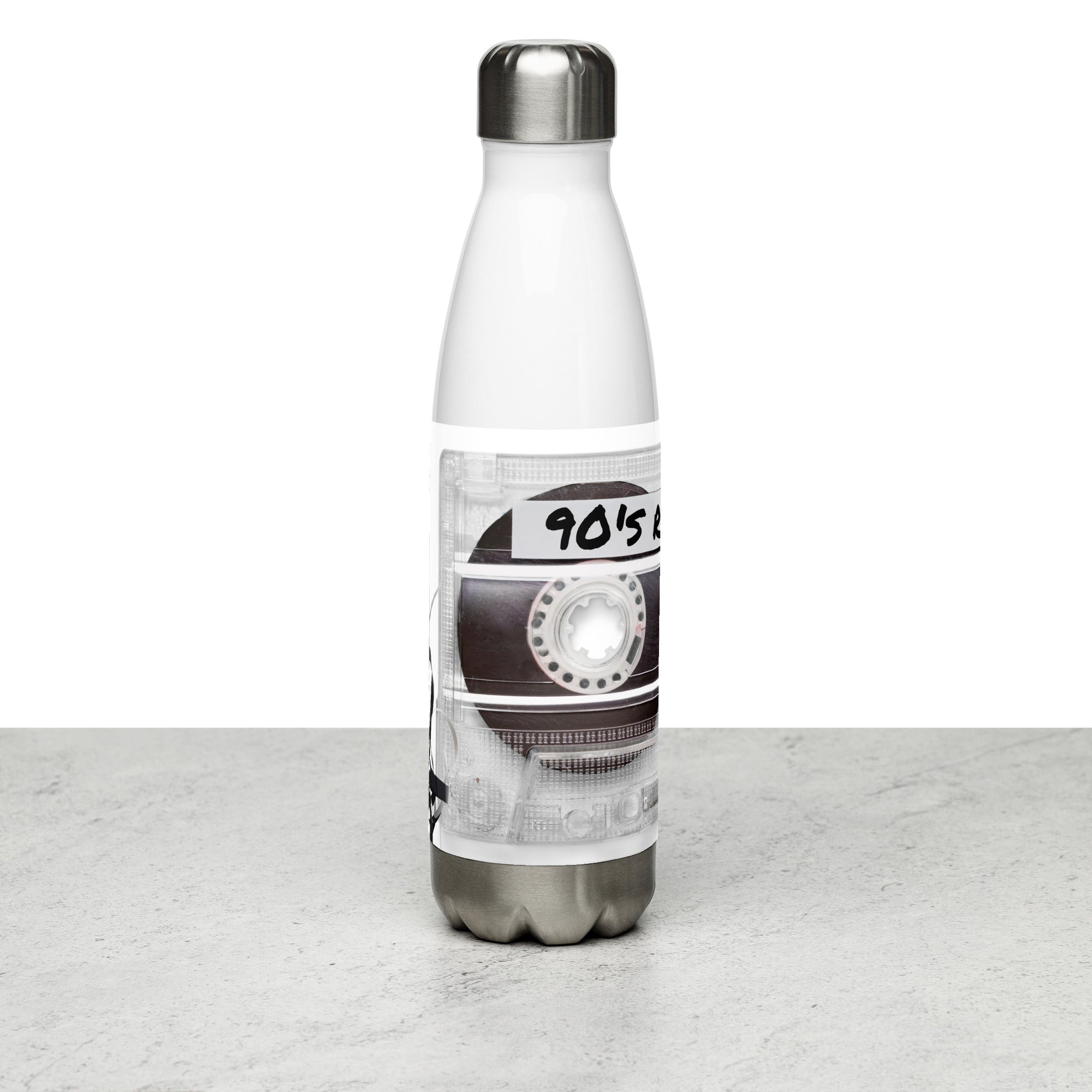 90'S R&B Mixtape Stainless steel water bottle