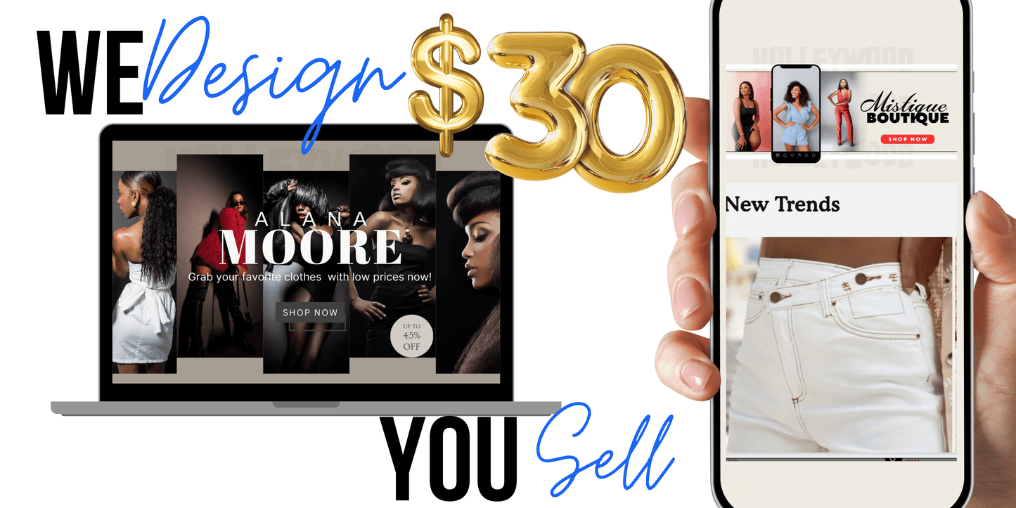 Ready To Sell- PreMade Dropshipping Store/Boutique + HWC Empowers Her: Mastering Your Shopify Ready to Sell Shop for Success DIGITAL DOWNLOAD