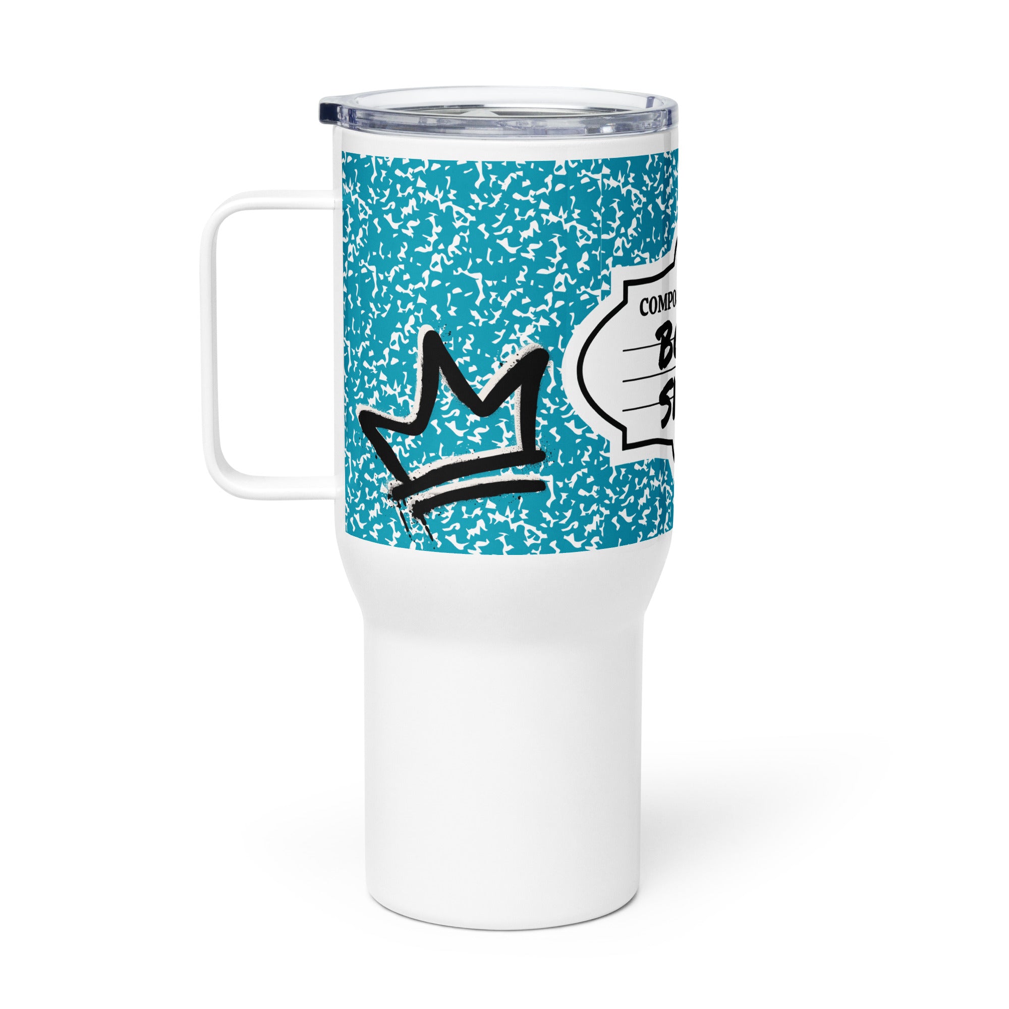 BOSS Composition Travel mug with a handle