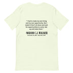 Madam CJ Walker Unisex t-shirt