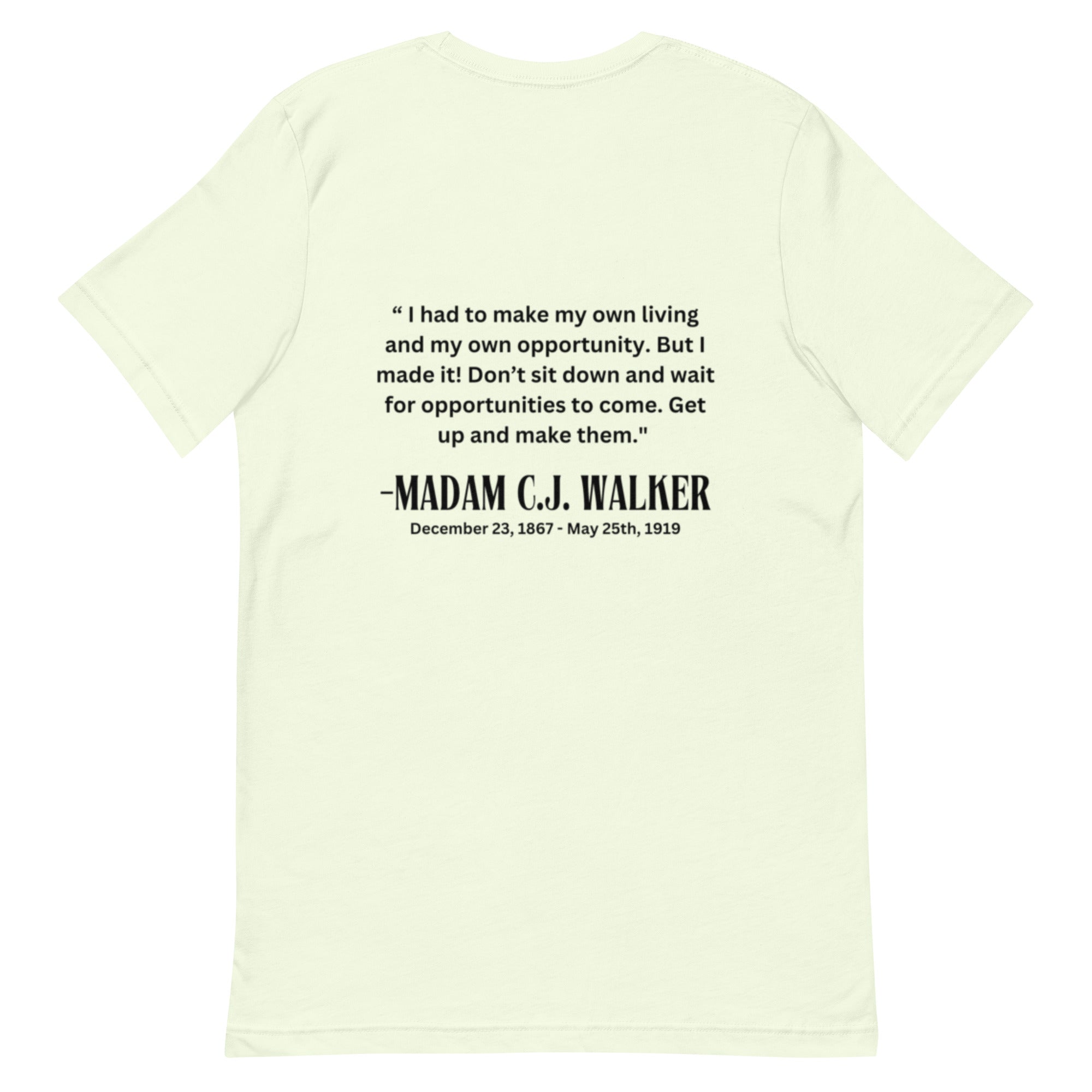 Madam CJ Walker Unisex t-shirt