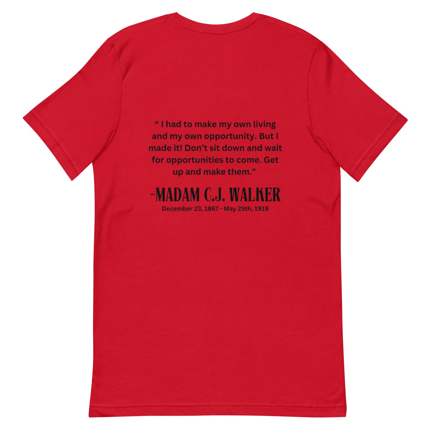 Madam CJ Walker Unisex t-shirt