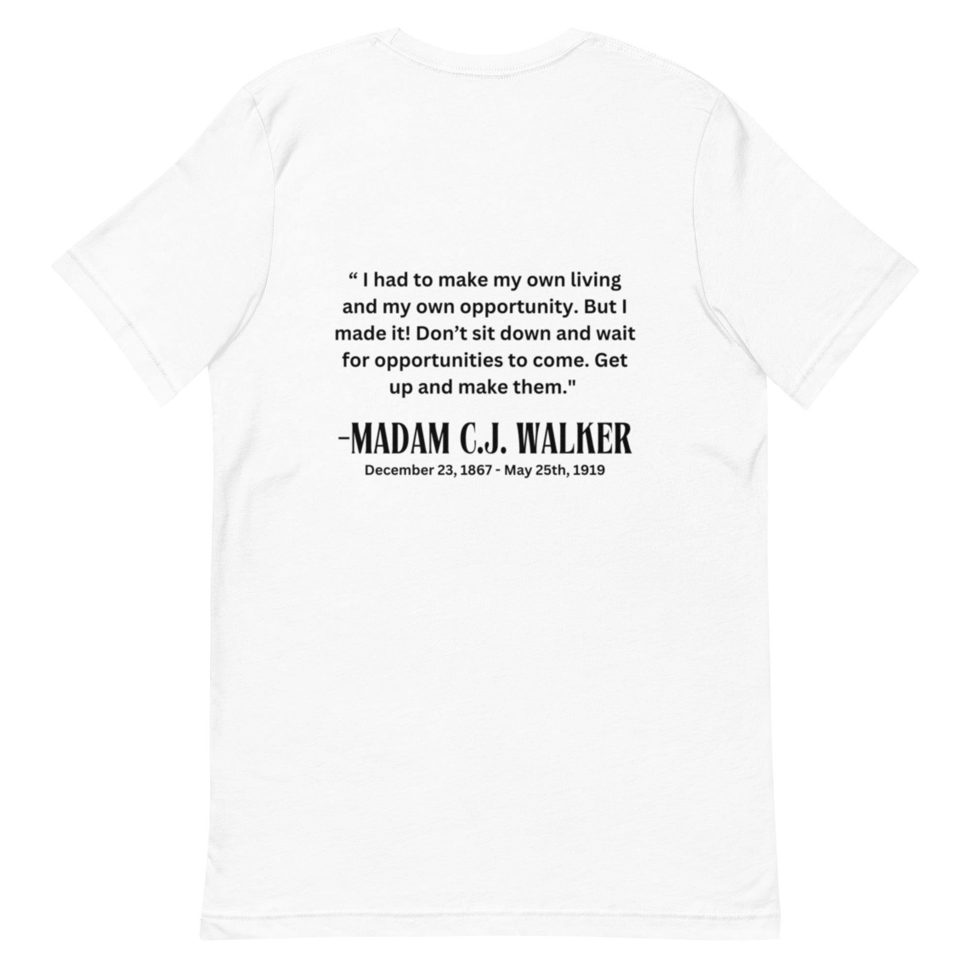 Madam CJ Walker Unisex t-shirt
