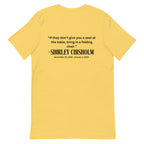 Shirley Chisholm-Unisex t-shirt
